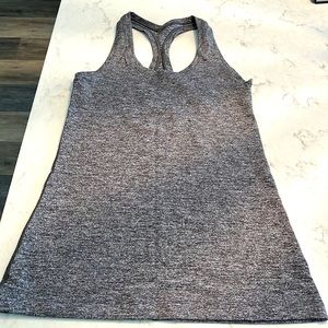 Lululemon Racerback Tank. Size 6. Heathered gray